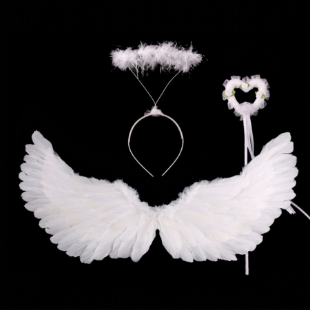 크리스마스 행사 성탄절 이벤트 할로윈 파티 천사 날개 셋트 중형 돌잔치 콘서트 재롱 잔치 대학 축제 코스프레 #2