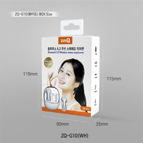 지니큐 블루투스 5.3 무선 귀찌 이어폰 ZQ-G10 #6