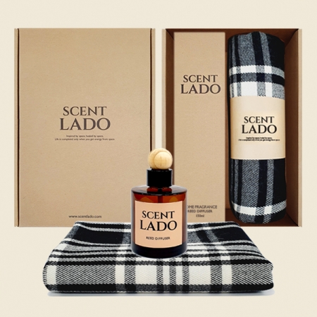 센트라도 차량용 디퓨저 150ml + 국산 항공담요 세트 #3