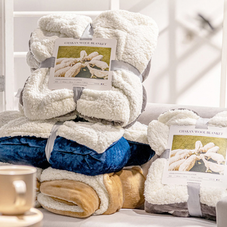 두꺼운 무릎담요 양털담요 150X200 대형 극세사 밍크 양모 블랭킷 #2