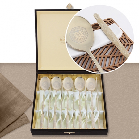 1209-C. 봉황 티타늄수저 5벌 #2