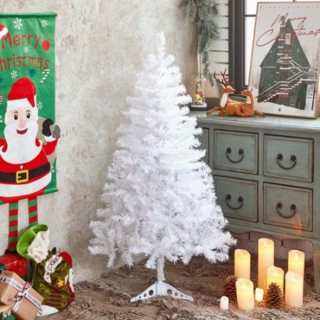 크리스마스 성탄트리 스카치 화이트 트리 120cm #3