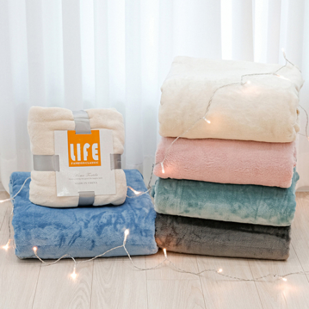 착한연구소 무지 감성 밍크담요, 블랭킷 블랑켓 극세사담요 200 X 230 특대형 밍크 이불 쇼파 여름 겨울 #4