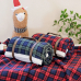 작은이미지: 메리크리스마스 무릎담요 겨울 체크 두꺼운 무릎담요 #3