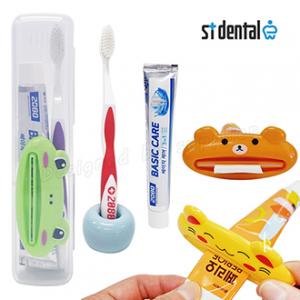 치약짜개 애경 칫솔 치약  2080 미세모 여행용세트