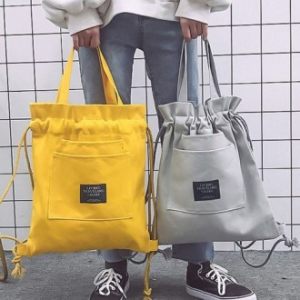 비비드 버컷 배낭백 3, 에코백, 캔버스에코백, 주머니 에코백