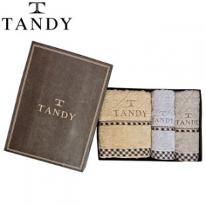 탠디 클래식 체크 바스타올 1매 + 세면타올 2매 세트