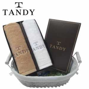 탠디 코마사 럭셔리 타올 2매 세트, 40수, 40x80cm, 타올