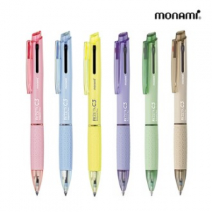 모나미 FX 제타 볼펜 C3 0.5, 클립형 편한 그립감