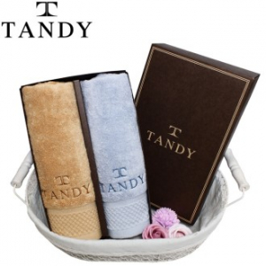 탠디 뱀부얀 허니콤 타올 2매 세트, 40x80cm