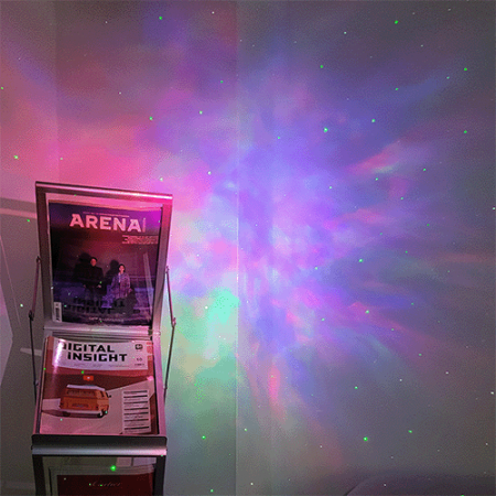 집자랑 오로라 우주 달무드등 15cm #4