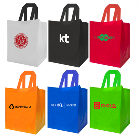 시장가방 장바구니 타포린백 소형 생활방수 27x33cm // 인쇄가능 #2