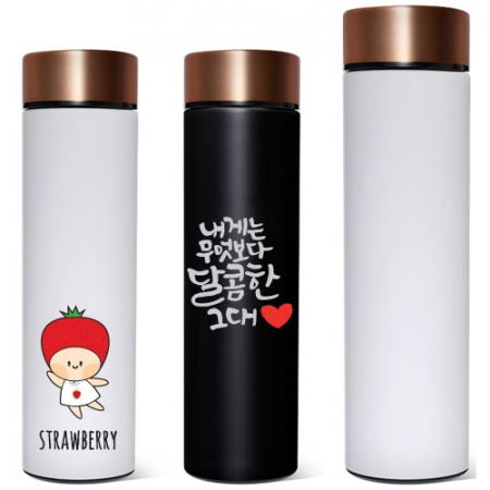 [아리에나] 골드탑 수납형 304 스텐 텀블러 500ml / 풀칼라 인쇄가능 #2