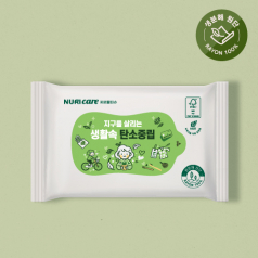 생분해물티슈 그레이 15매(플레인) FSC인증