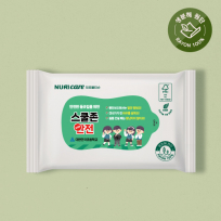 생분해 물티슈 그레이 10매 (플레인) FSC인증