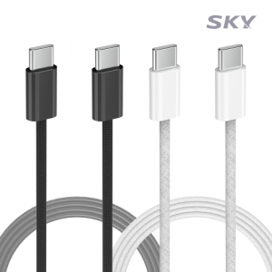 스카이 비트 PD3.1 C to C타입 고강도 패브릭 초고속충전 케이블 2M 240W