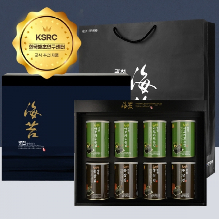 해달음 명품 광천김 프리미엄 8캔 #2