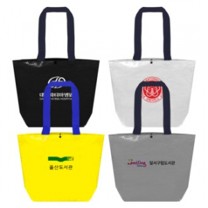 패션 타포린백 대형 유광 43*30cm 시장가방, 장바구니