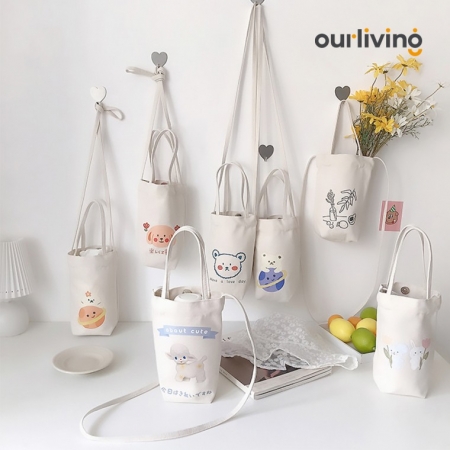 캔버스 텀블러 가방 숄더백 미니 에코백 #2