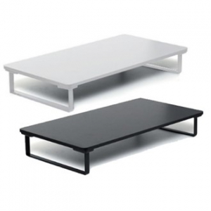 MDF 모니터 받침대 27 블랙 / 화이트