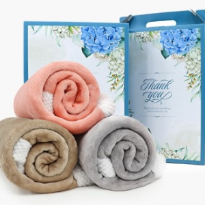 루무드 와플라인 극세사담요 (특대)