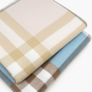 루무드 스퀘어 빅체크 항공담요