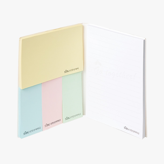 수첩형 점착메모지 세로형 105*155mm 5p 20매 HS-105-07 #2