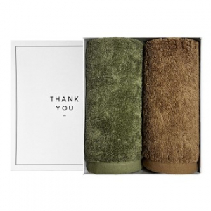 코튼랩 호텔수건 선물세트 40수 200g 2매