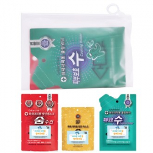 재난화재 안전키트 숨수건 (대형 또는 소형) 피부보호수 2종