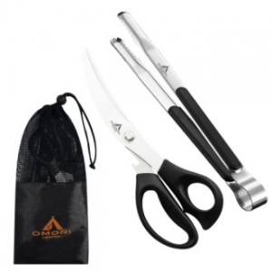 오모리 캠핑가위 집게 메쉬망 3P세트 OM785