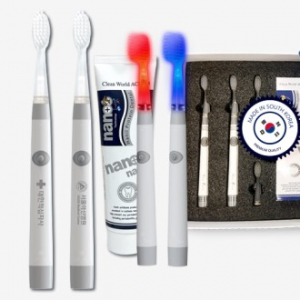 디지웰 음파 전동 빛 칫솔 세트 잇몸 미백 케어 국내제조