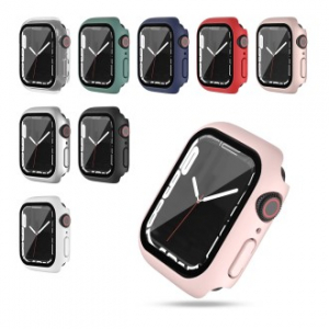 애플워치 하이브리드 강화유리 풀커버 케이스 9 8 7 6 SE SE2