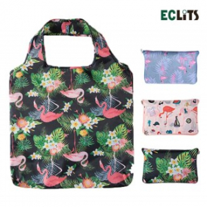 지퍼형 장바구니 플라밍고 세트 42*40cm