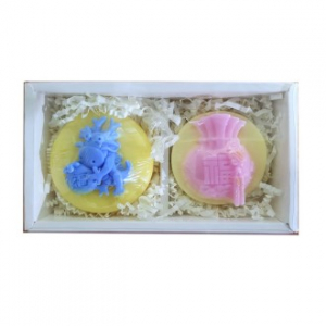 새해복 받으세용 수제비누 선물세트 2p