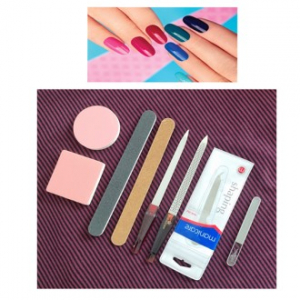 손톱정리기 네일파일 손톱광택 네일버퍼 8종세트