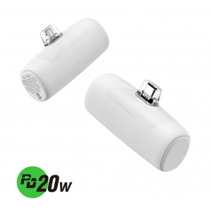 비니 거치식 도킹형 고속 보조배터리 5000mah, 고속충전 3배 PD20W d001