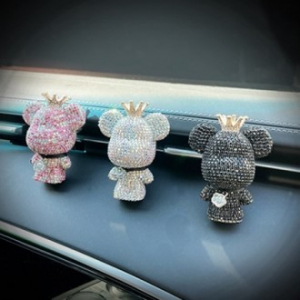 차량용 방향제 큐빅베어 곰돌이 디퓨저 1세트