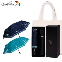 아놀드파마 전자동 핑구캐릭터 우산 & 클린 루시 진공텀블러 500ml 세트