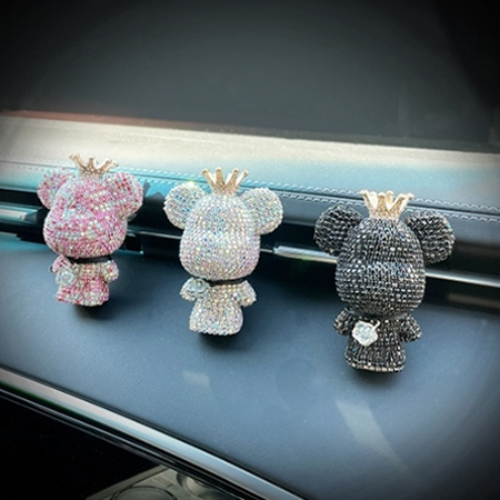 차량용 곰돌이 방향제, 큐빅베어 곰돌이 디퓨저 2set #2