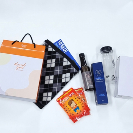 선물세트 5종 커피엔루왁 더치원액, 마이보틀 500ml, 양면 넥워머, 핫팩 #2