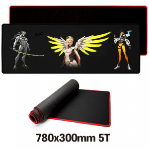 두툼한 5mm 고급 오바로크 장패드 780mm*300mm