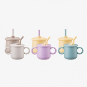 락앤락 리틀럽 실리콘 빨대컵세트200ml HA