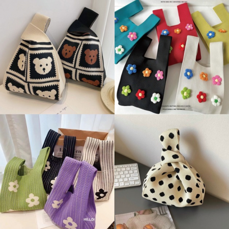 니트가방, 니트 미니가방, 손가방, 토트백 #2