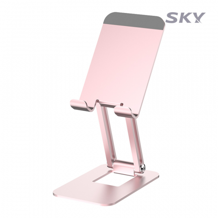 스카이 웰 솔리드 ES10X 탁상용 메탈 접이식 각도 조절 스마트폰 거치대 #3