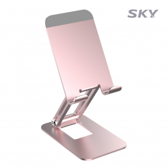 스카이 웰 솔리드 ES10X 탁상용 메탈 접이식 각도 조절 스마트폰 거치대