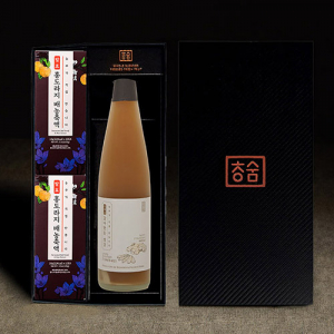 청숨 발효 홍도라지 배농축액, 통째로 갈아넣은 생강원액