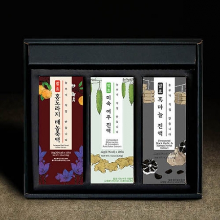청숨 3종 발효 건강 3호 선물세트 미숙여주, 홍도라지, 흑마늘 #2