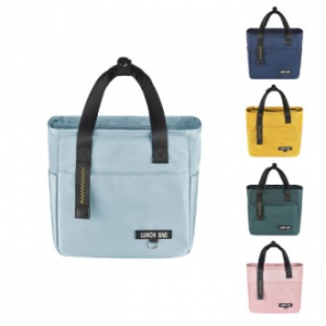 사각 보온보냉 도시락가방 런치백 대형 고급소재 27*28*15cm