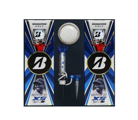 [브리지스톤] tour b xs 타이거우즈 골프공 6구+볼마커+자석티+클립 #2