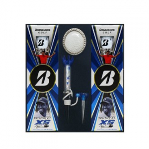 [브리지스톤] tour b xs 타이거우즈 골프공 6구+볼마커+자석티+클립